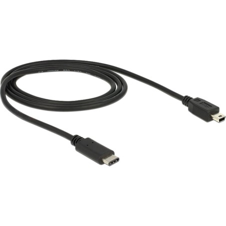 Delock USB Type-C kabel 1m Sort